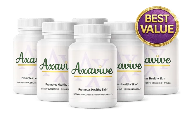 Axavive before and after skin improvement results